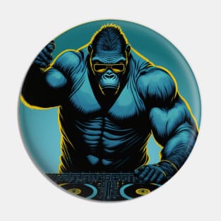 Gorilla Kong DJ Set Pin