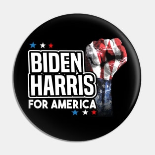 Biden Harris For America with Fist Pin