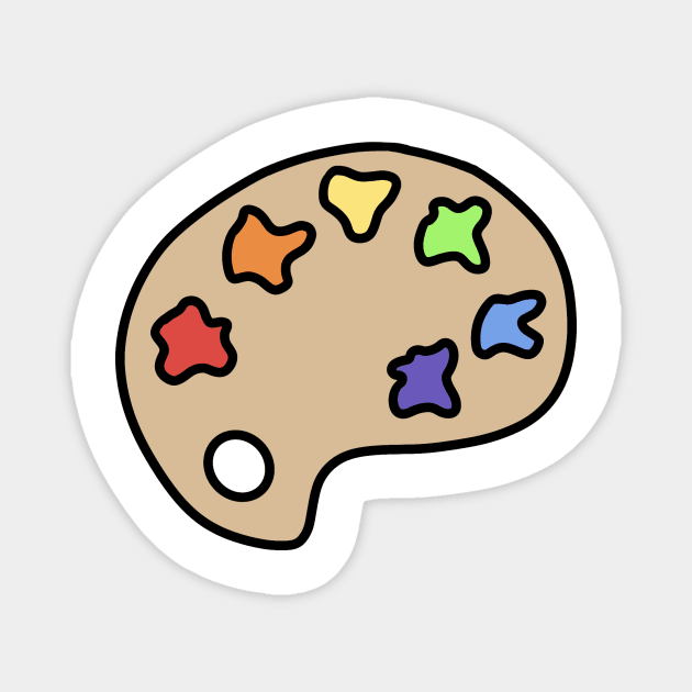 Paint Palette Magnet by Reeseworks