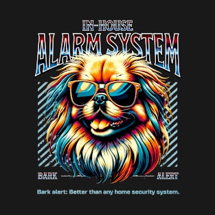 Bark Alert Pekingese Dog T-Shirt