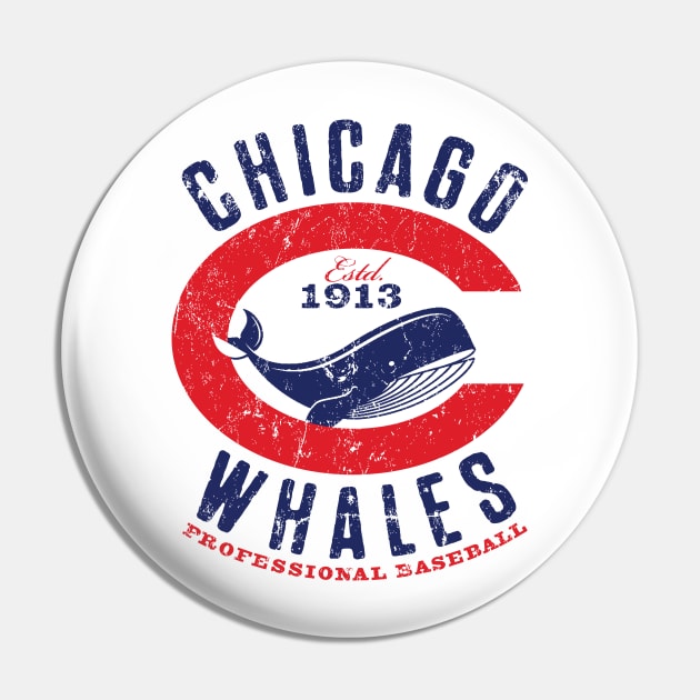 Chicago Whales Pin by MindsparkCreative