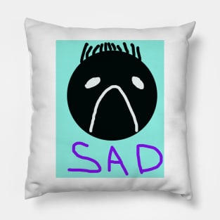 Sad Baby Face Pillow