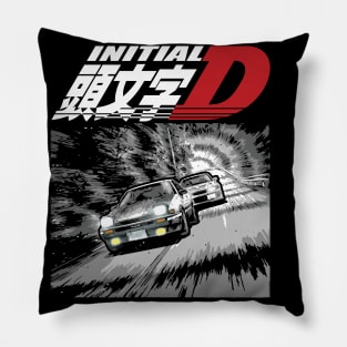 AE86 Corolla vs evo 5 Tandem Drifting Racing Pillow