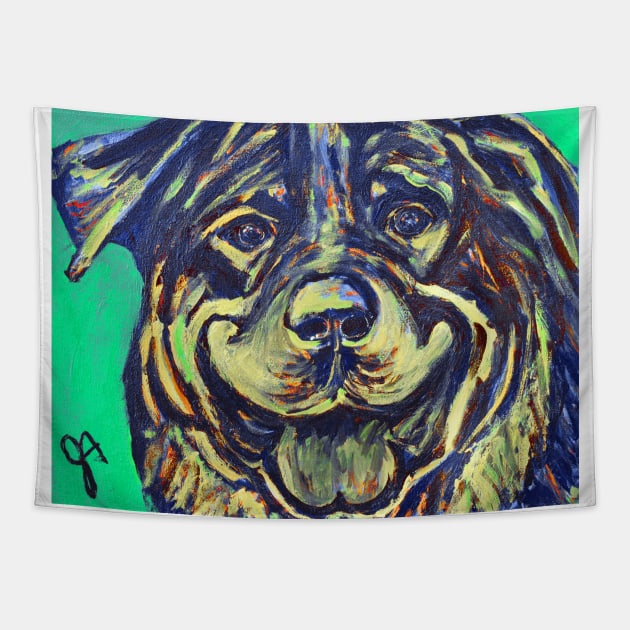 Rottweiler Tapestry by Jeneralarts