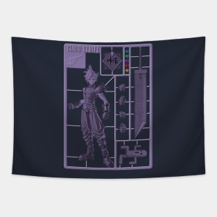 Final Fantasy VII - Cloud Strife Model Sprue Tapestry