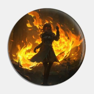 Forest Witch - Wildfire Witchcraft Pin