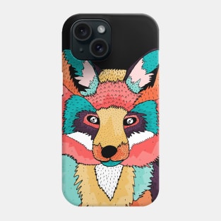 The colourful Fox Phone Case