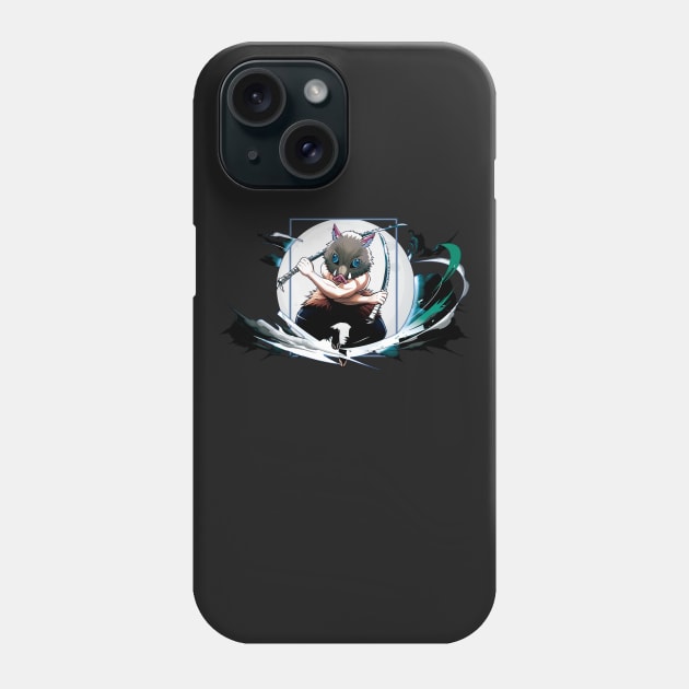 Guardians of the Night - Inosuke Hashibira Phone Case by shukomei