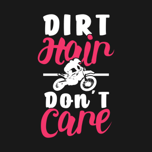 Motocross dirt bike woman girl gift T-Shirt