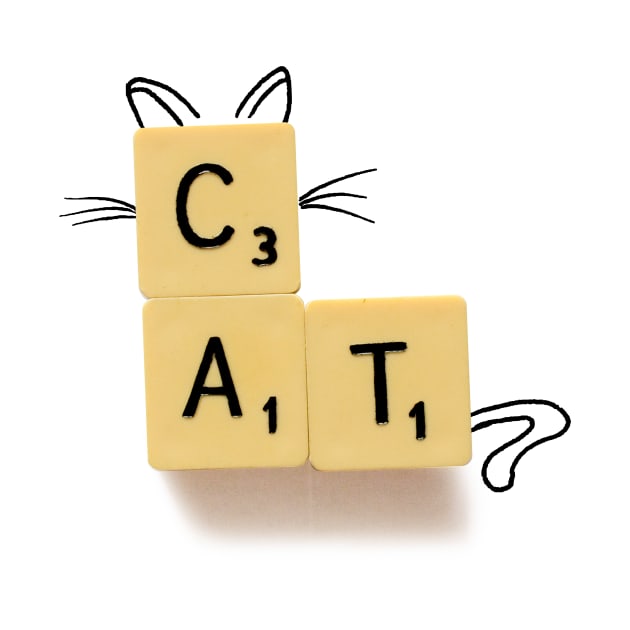 Cat Scrabble by cintascotch