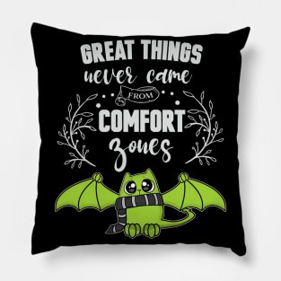 Great Things Comfort Zone Cute Cat Pillow