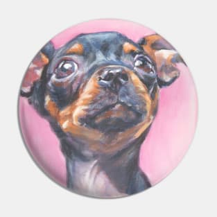 Chihuahua Fine Art Painting Pin