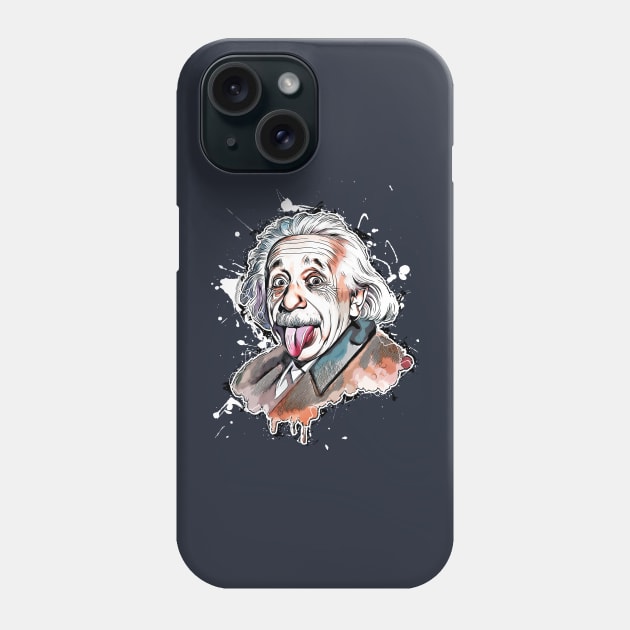 Einstein Phone Case by 3Zetas Designs