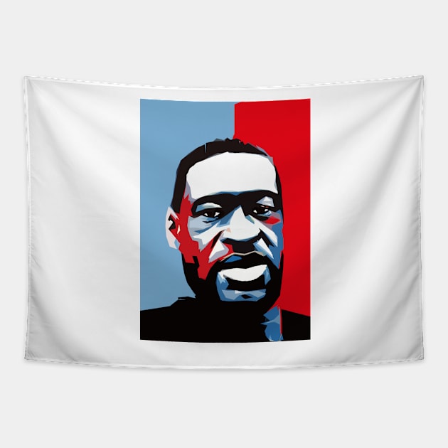 George Floyd Black Lives Matter Tapestry by markvickers41