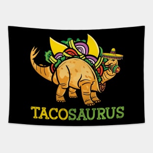 Cinco de Mayo Tacosaurus Taco Dinosaur Tapestry