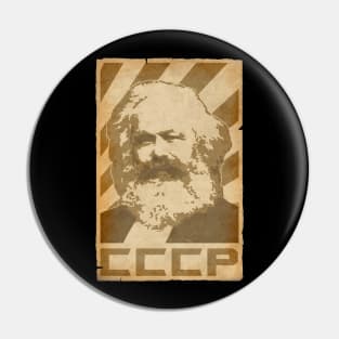 Karl Marx CCCP Retro Propaganda Pin