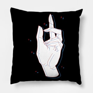 1 Moment Occult Hand in White Pillow