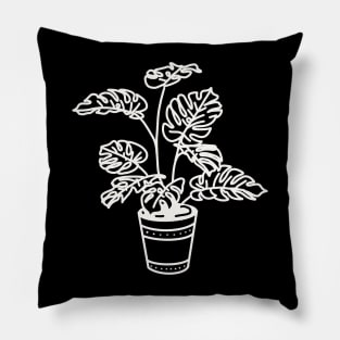 Monstera Pillow