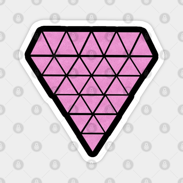 Pink Diamond Magnet by MarieStar