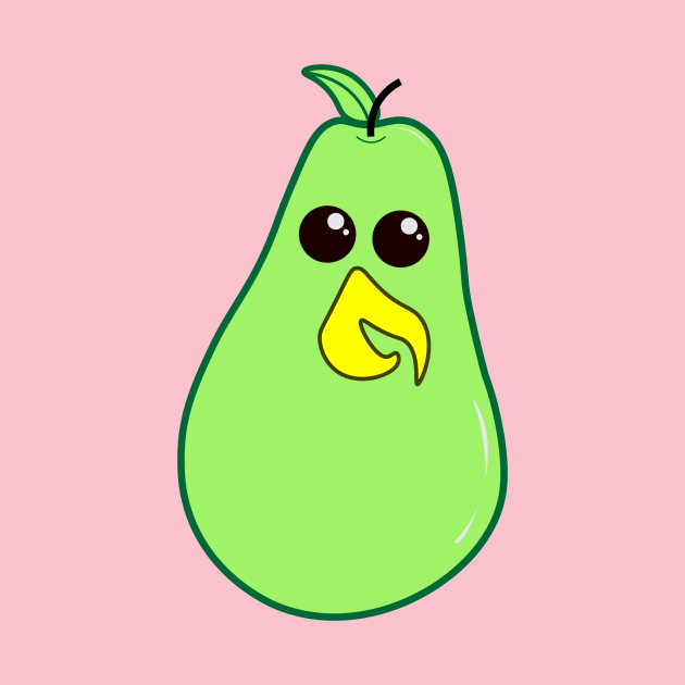 Parrot + Pear = Pearot by Jandldesigns