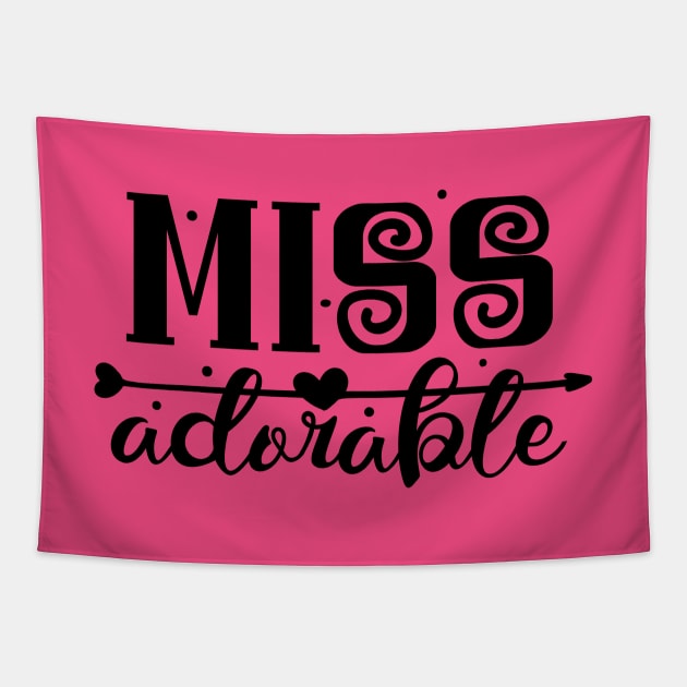 Miss Series: Miss Adorable Tapestry by Jarecrow 