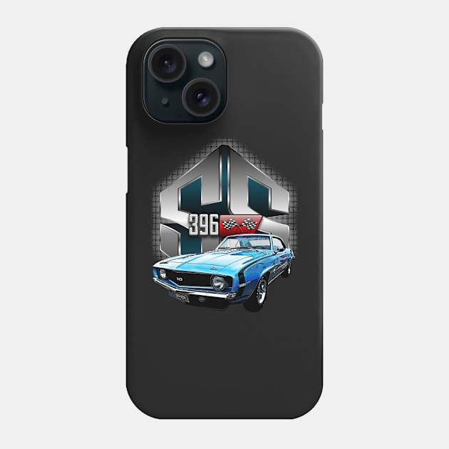 All-Over Vintage Auto Series Camaro SS 396 Phone Case by allovervintage