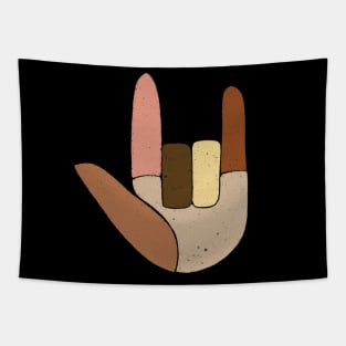 I Love You Sign Language Tapestry