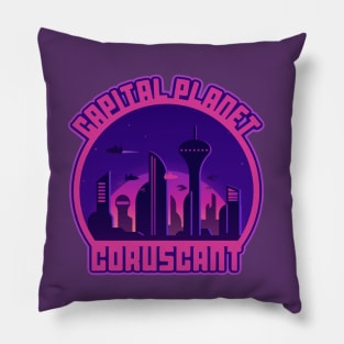 Capital Planet Coruscant Pillow