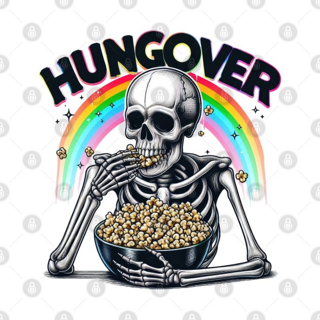 "Hungover" Funny Skeleton by FlawlessSeams