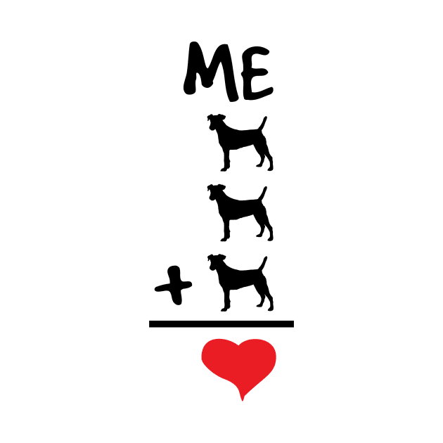 Me Plus Three Dogs Equals Love... by veerkun
