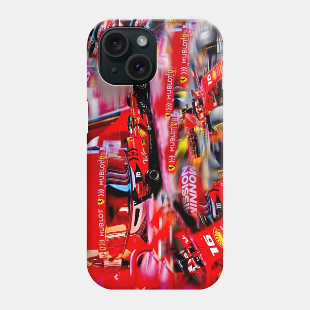 Leclerc #16 Phone Case by DeVerviers