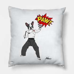 PAW POW Karate Dog Pillow