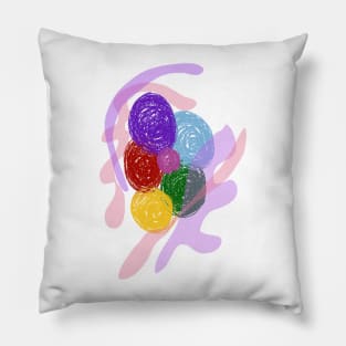 Colorful shapes. Pillow