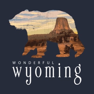 Wonderful Wyoming - Devil's Tower T-Shirt