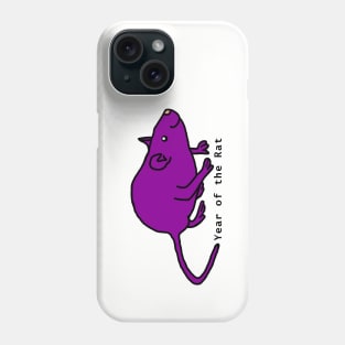 Year of the Rat - Purple Phone Case