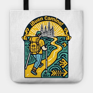 Buen Camino! El Camino de Santiago de Compostela - The Way of Saint James - Peregrino Pilgrim - Camino Frances Ingles Primitivo Shirt, Hoodie, Mug, Tote, Souvenir, etc Tote