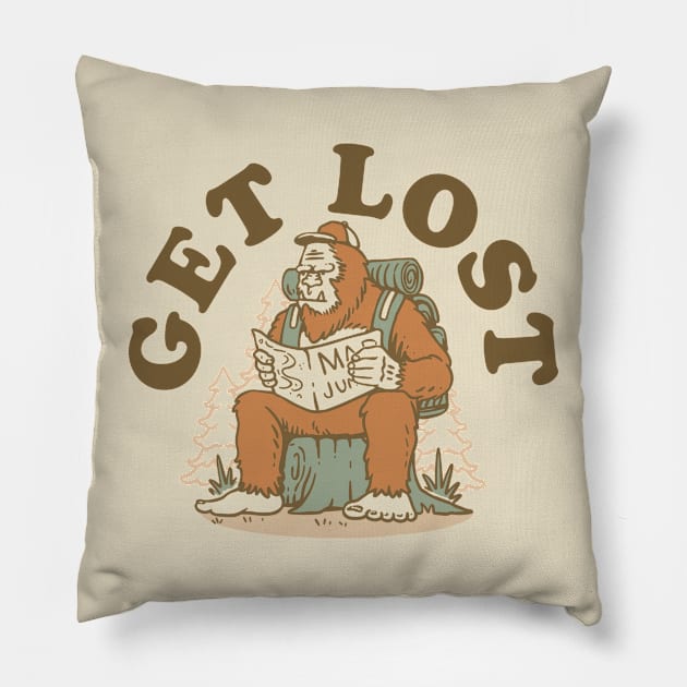 Get Lost Pillow by Wild for Beer