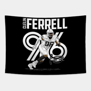 Clelin Ferrell Las Vegas Inline Tapestry