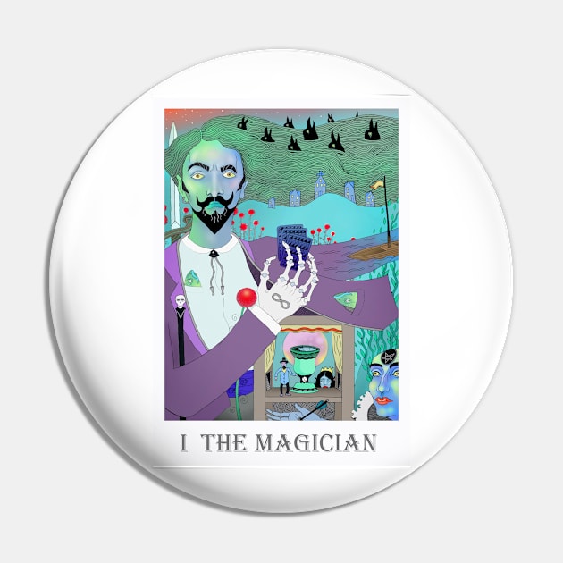 Tarot The Magician Pin by christoph