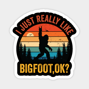 Bigfoot Lover Magnet