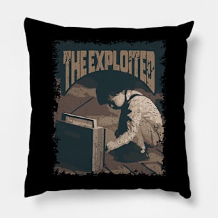 The Exploited Vintage Radio Pillow