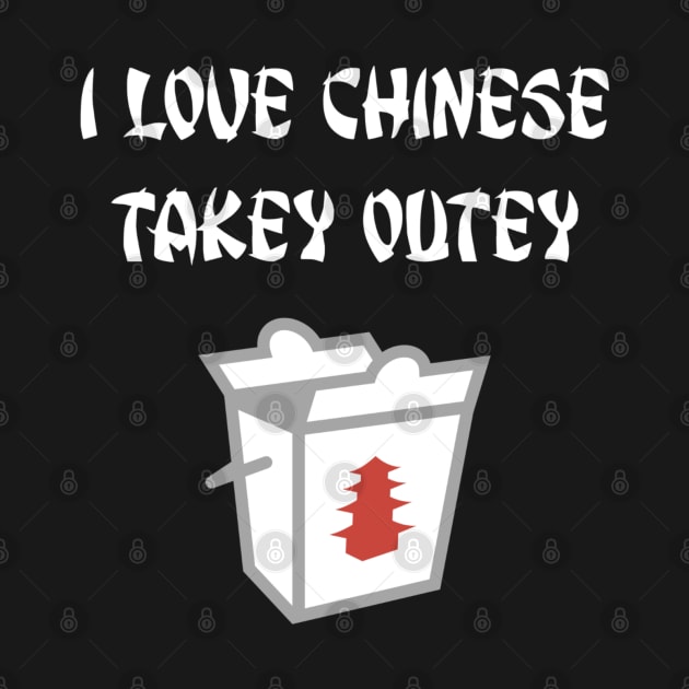 Funny Chinese Food Take Out Box by MedleyDesigns67