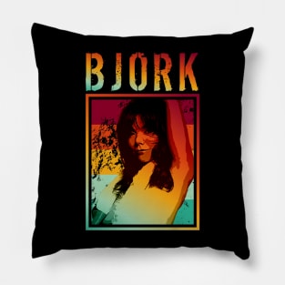 BJORK | Retro poster Pillow