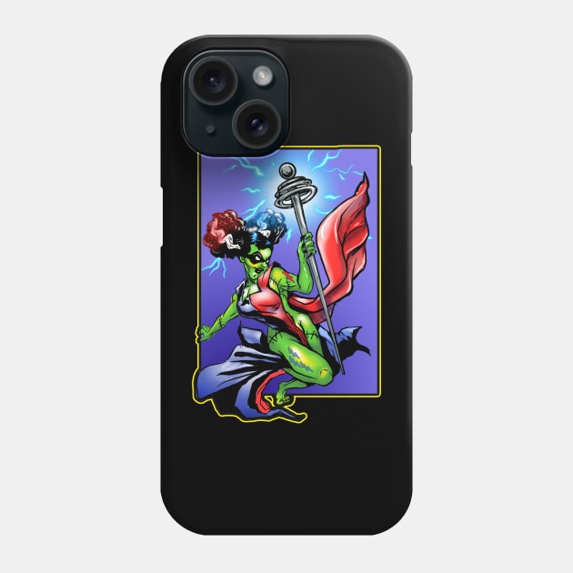 Harley Bride of Frankenstien Phone Case by Biomek