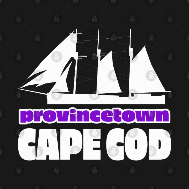 Provincetown Ship Graphic by LupiJr