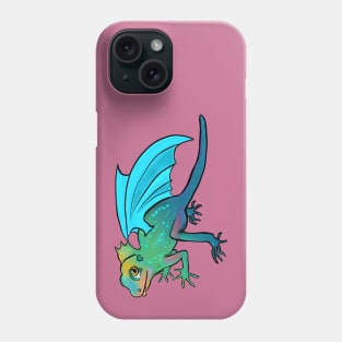 Adorable Green and Blue Baby Dragon Phone Case