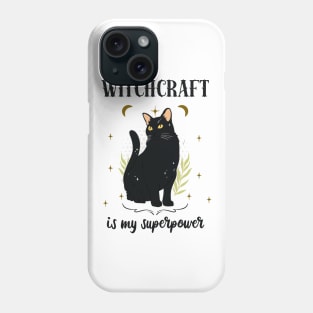 Witchcraft Black Cat Witch Wiccan Fun Phone Case