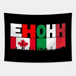 Italo Canadian - Skylines Tapestry