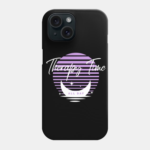Therapy Time Phone Case by Satrok
