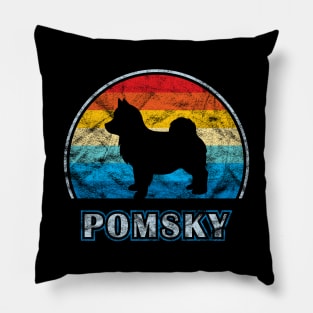 Pomsky Vintage Design Dog Pillow